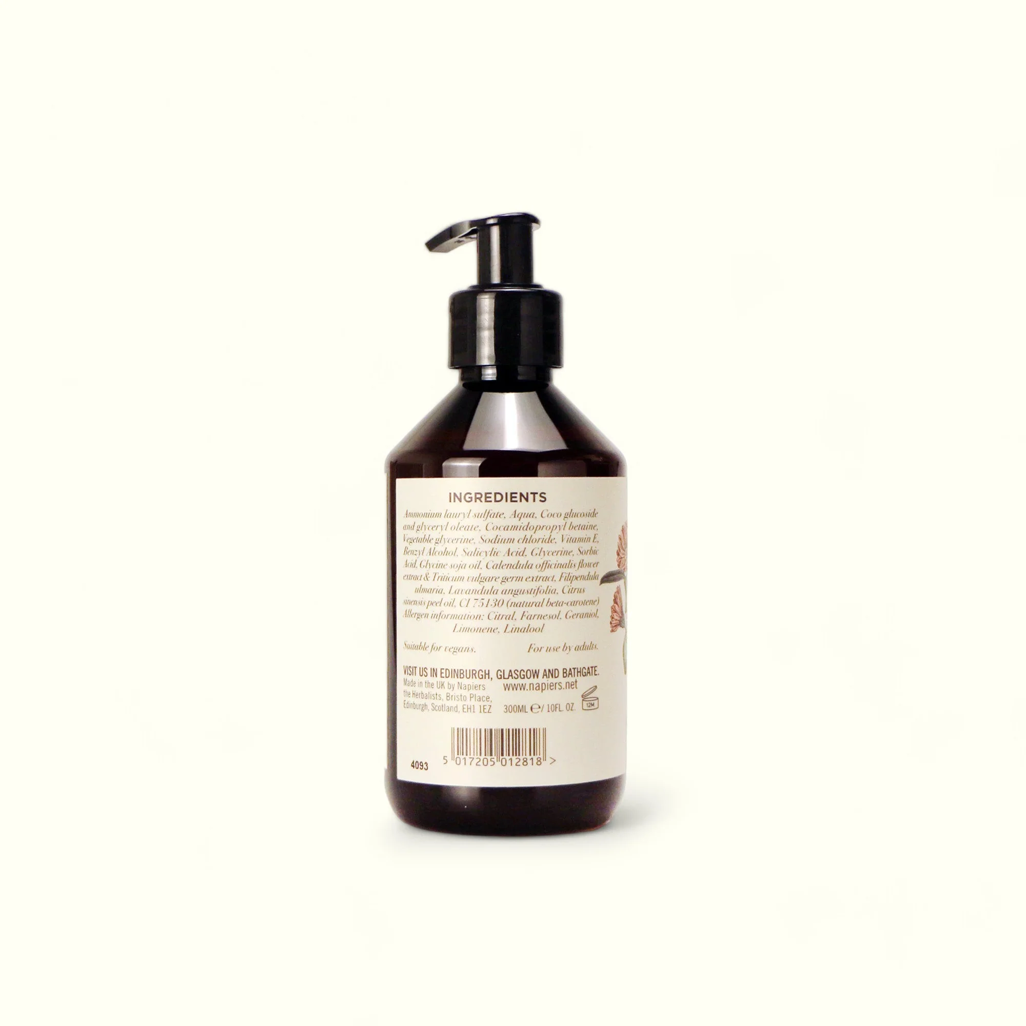Napiers Meadowsweet & Marigold Hand and Body Wash - Image 3